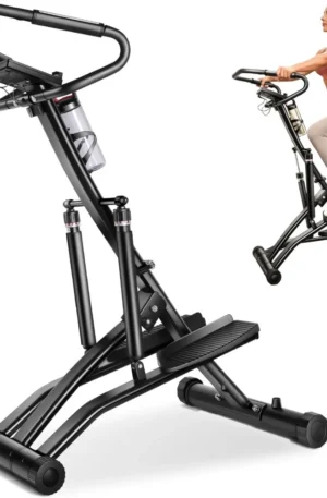 Steppers,Power Stair Stepper Machine for Cardio & Climbing Training, Hydraulic Fitness Stepper with 12 Level Hydraulic Cylinders