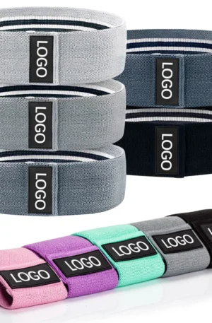 Custom Logo Booty Bands for Women and Men Fitness Elastic Exercise Workout Bands Hip Circle Thigh Squat Gym Equipment for Home