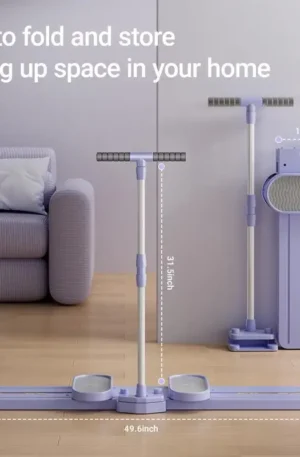 "Foldable 3-in-1 Ski Trainer: Leg, Pelvic & Hip Strengthener for Postpartum Women, Home Gym Equipment"