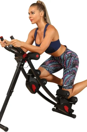 Ab Machine Multi-Functional Exercise Equipment for Home Gym, Height Adjustable Abs Workout Equipment